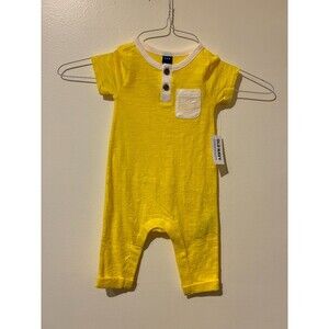NWT Old Navy Yellow Jumpsuit - 3-6M